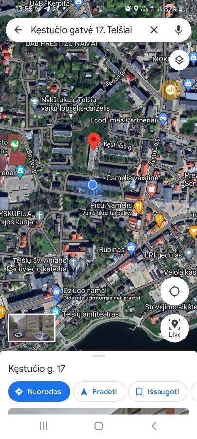 Mona Apartamentai Telšiai Dış mekan fotoğraf